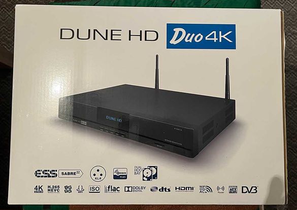 Продавам мултимедиен плеър Dune HD 4K Duo в гаранция