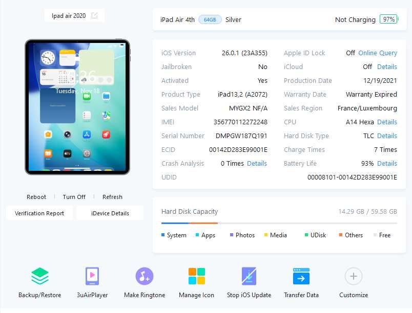 Ipad 4 air cu sim. Cellular ca nou