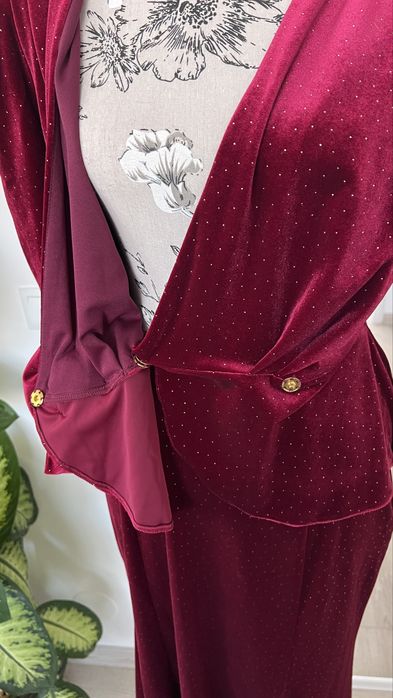 Compleu cu fusta din catifea Poema