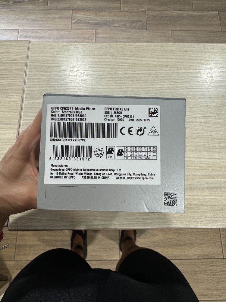 Oppo Find X5 Lite, 256GB, 8GB RAM, 5G, Startrails Blue, NOU/Neactivat!