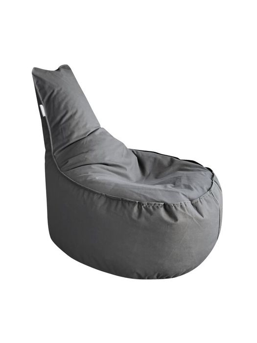 Водоустойчив пуф сив цвят