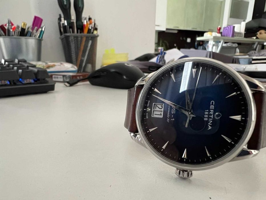 Certina DS-1 голяма дата Powermatic 80
