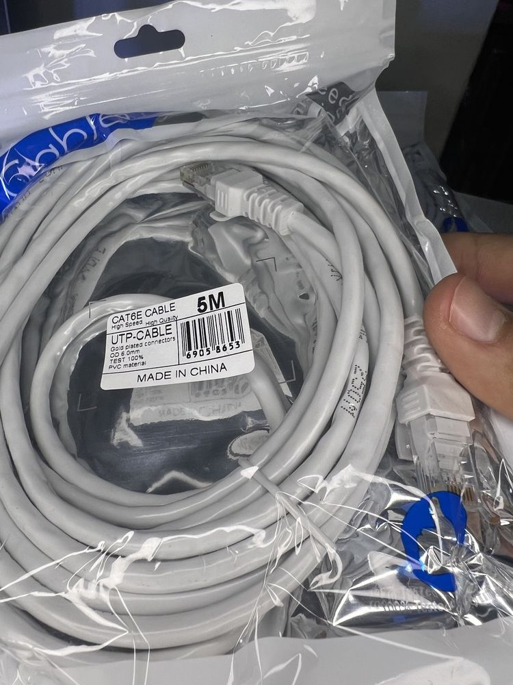 Сетевой кабель Ethernet 1.5m 5m Cat 6 RJ45