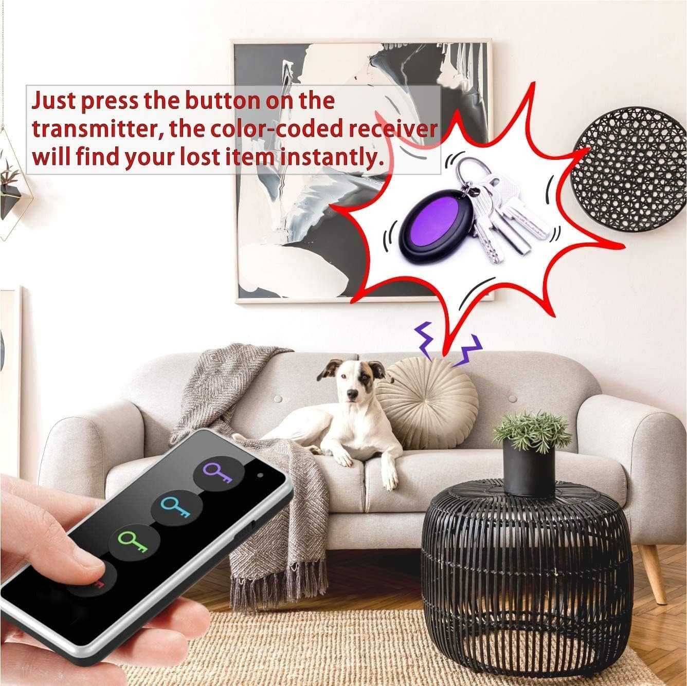 Локатор за ключове и предмети с 4 датчика Reyke Key Finder