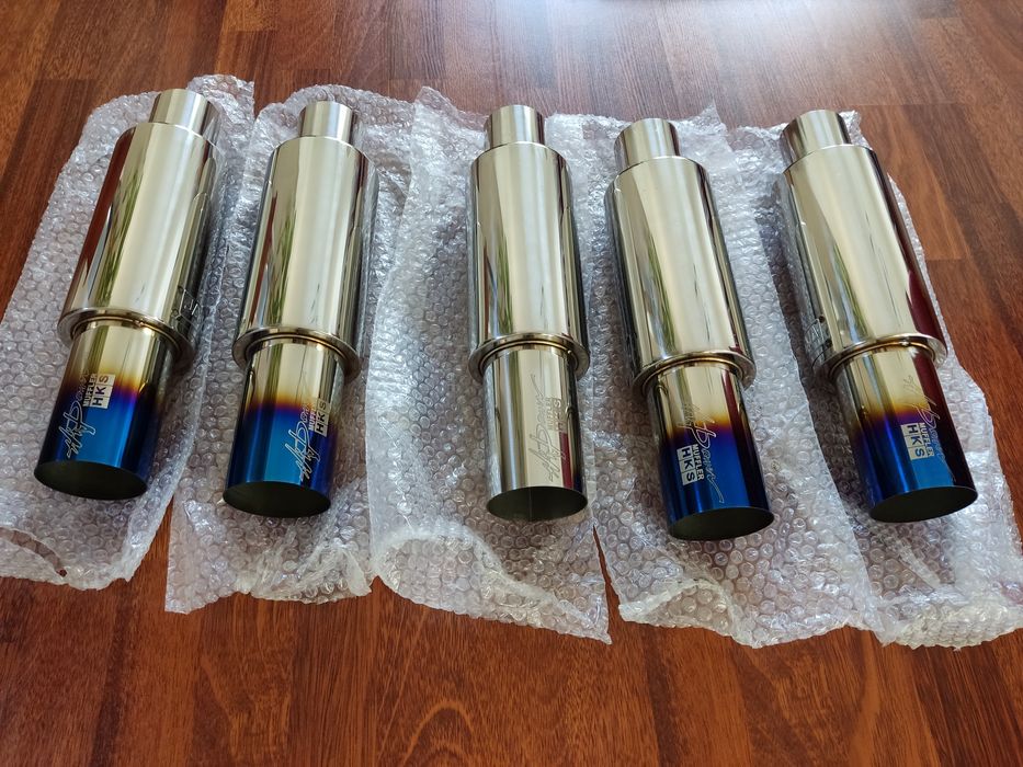 Tobă de evacuare finală HKS/Akrapovic/SC project + adaptoare debitmet