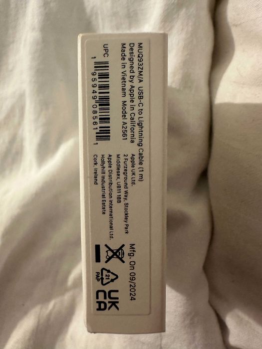 Apple USB-C to Lightning, 1m, ORIGINAL și NOU