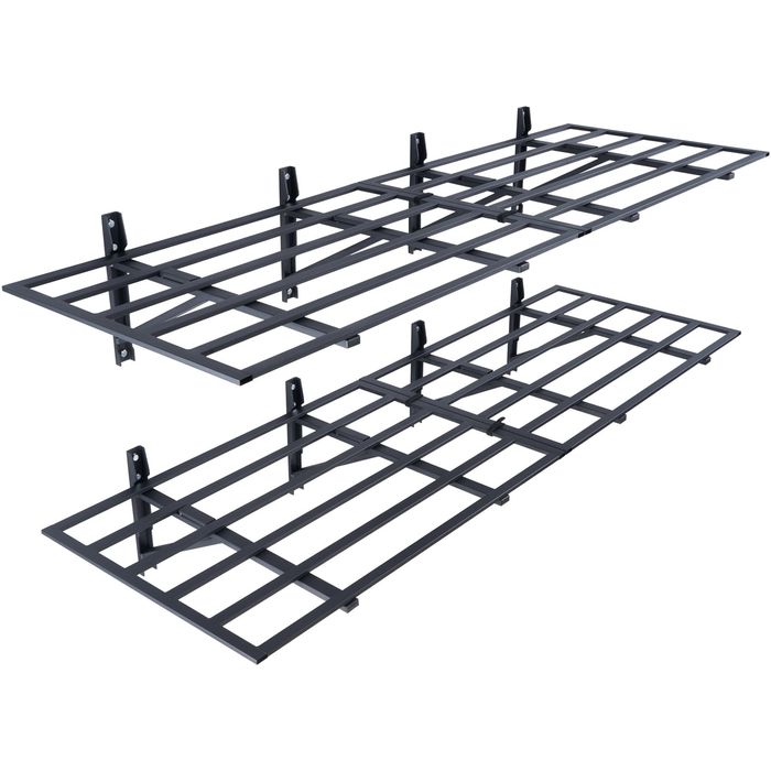 Rafturi Depozitare Garaj,2 Pachete,726 kg,1830x610 mm