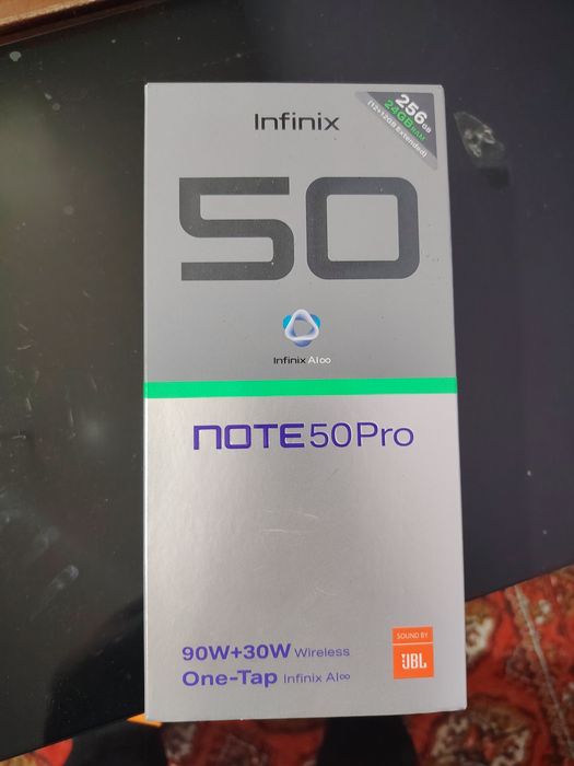 Infinix Note 50Pro yangi 1 yarim oy ishlatilgan yangi