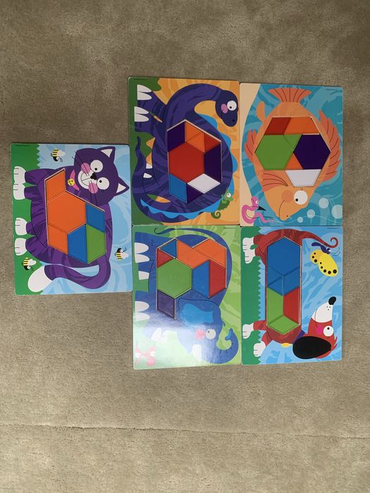 Set de joaca Melissa and Doug - Sabloane si forme geometrice