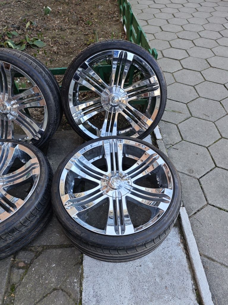 Джанти 22ки 5х120 с летни гуми Michelin Pilot Sport 255/30/22