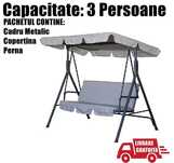 Balansoar Leagan Curte Gradina 3 Persoane Relaxare LIVRARE GRATUITA