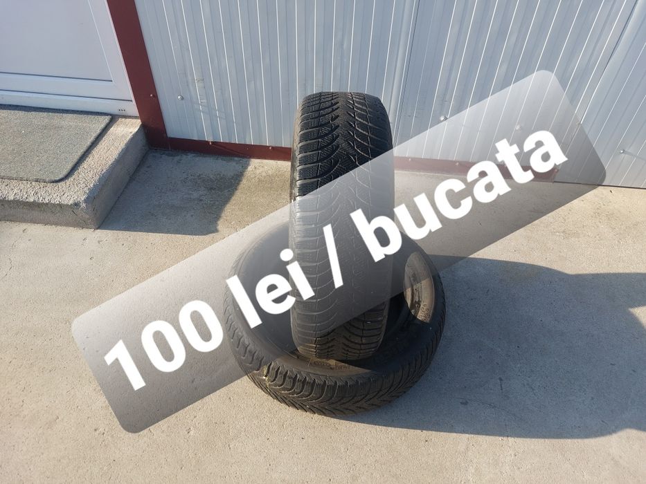 100 lei bucata! Doua anvelope M+S/IARNA 205 60 16 Michelin