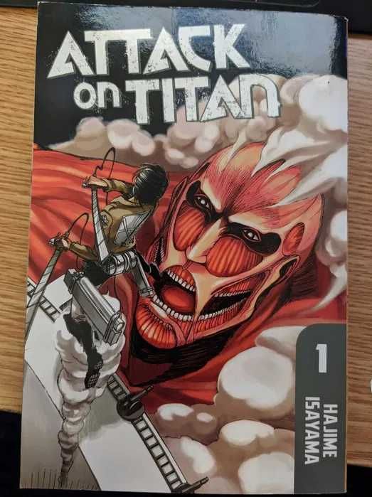 Manga Attack on Titan Volum 1, engleza