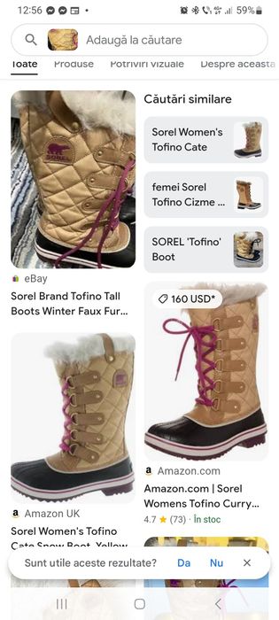 Glhete Sorel damă de iarnă