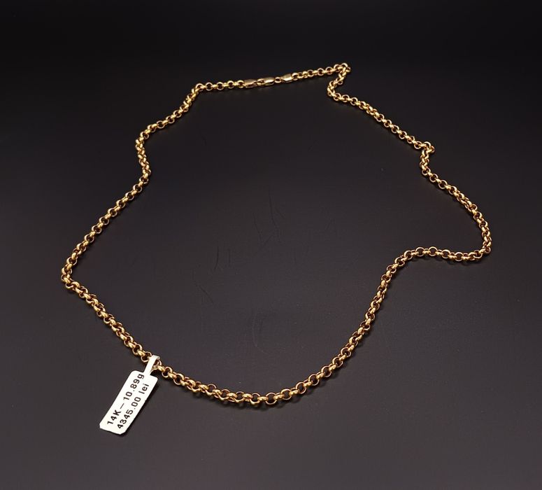 Lanț bărbătesc ,gramaj 10.89, Aur 14K