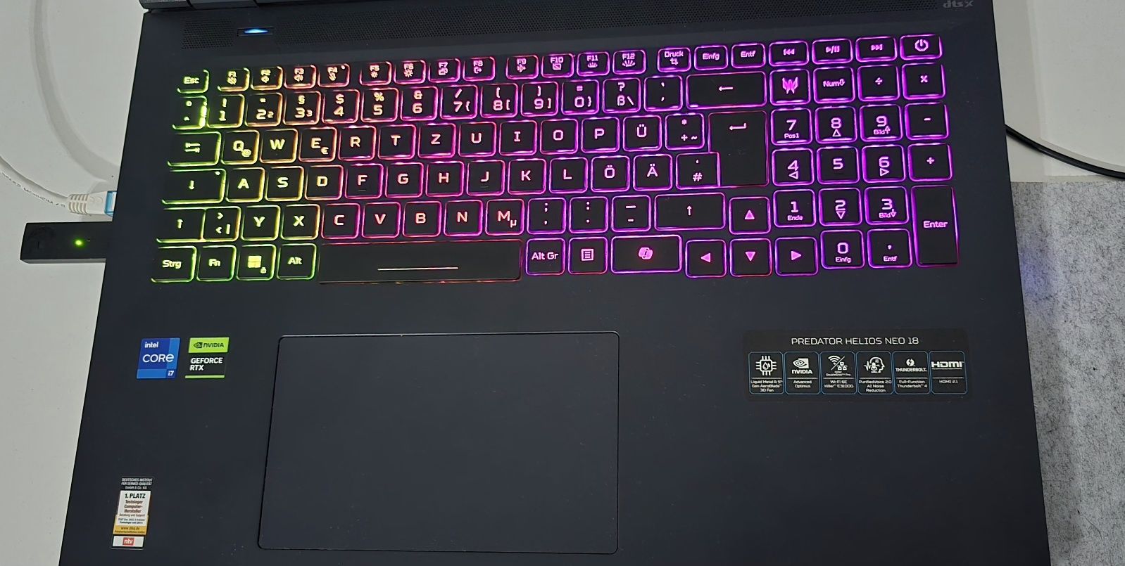 Laptop Gaming Predator Helios Neo 18 / i7-14650HX / RTX 4060