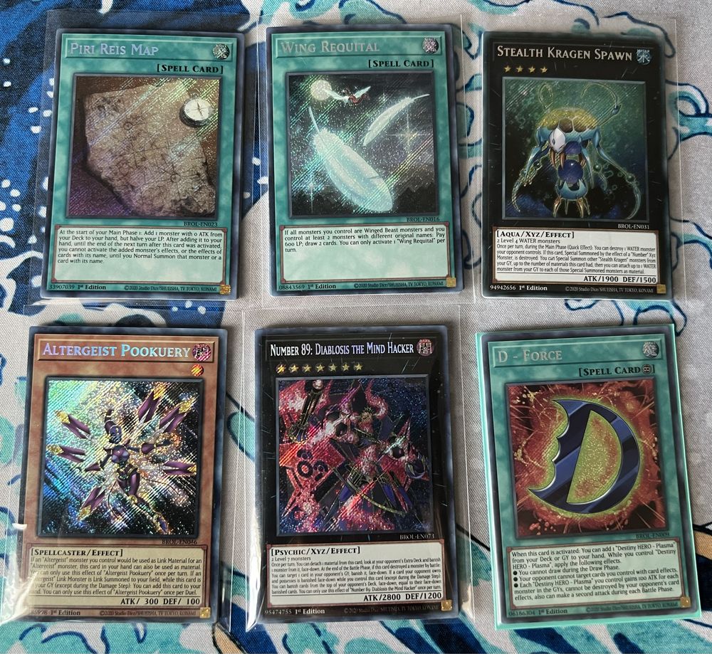 Yu-Gi-Oh! Brothers of Legend Cards.