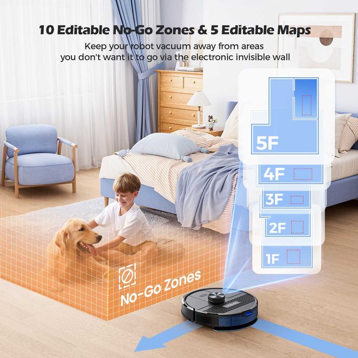Aspirator robot lubluelu wifi Garanție 36 luni