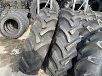 Anvelope noi 12.4-28 cu 8 pliuri pentru tractor spate marca BKT