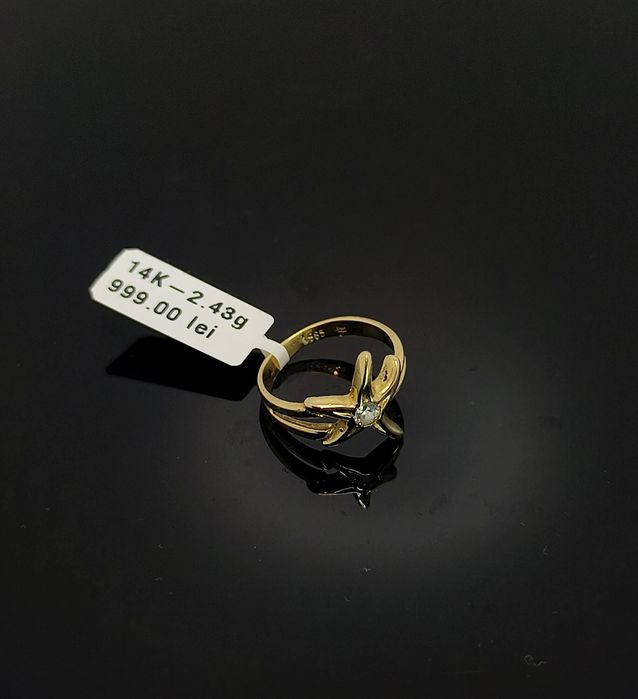 Bijuteria Royal inel din aur 14k 2.43 gr