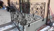 Balustrada exterior din fier forjat