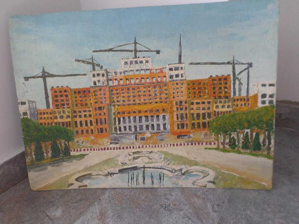 Tablou Casa Republicii, Pictura in ulei pe pinza, tablou decorativ