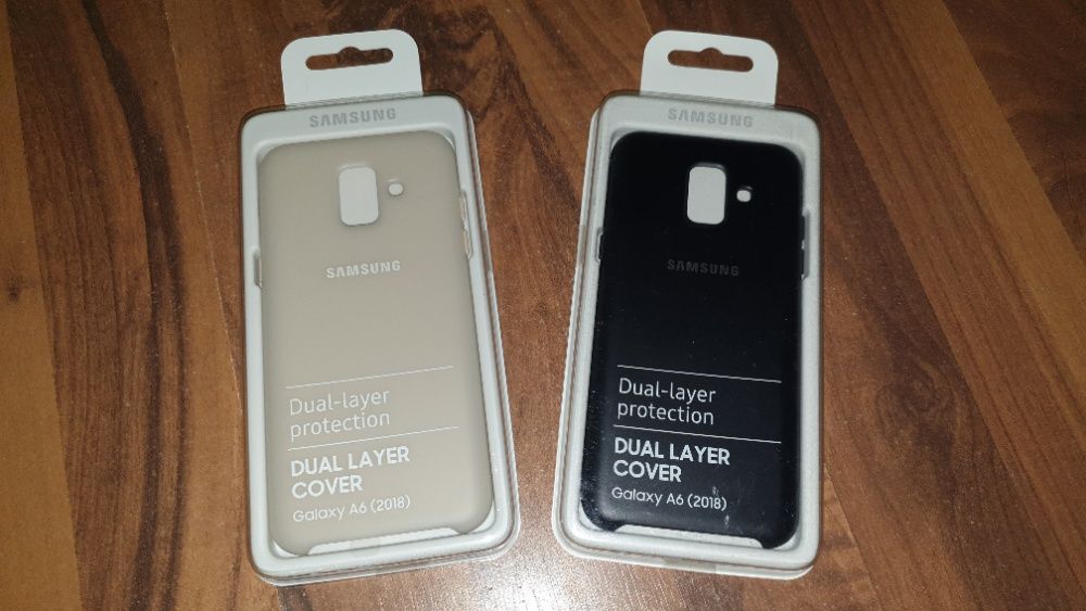 Husa antisoc originala Samsung Dual Layer Cover A6 2018 A600