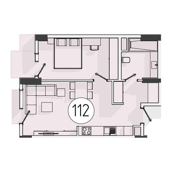 2-комн. квартира всего за 49 268$ — скидка 30%! (ГА)