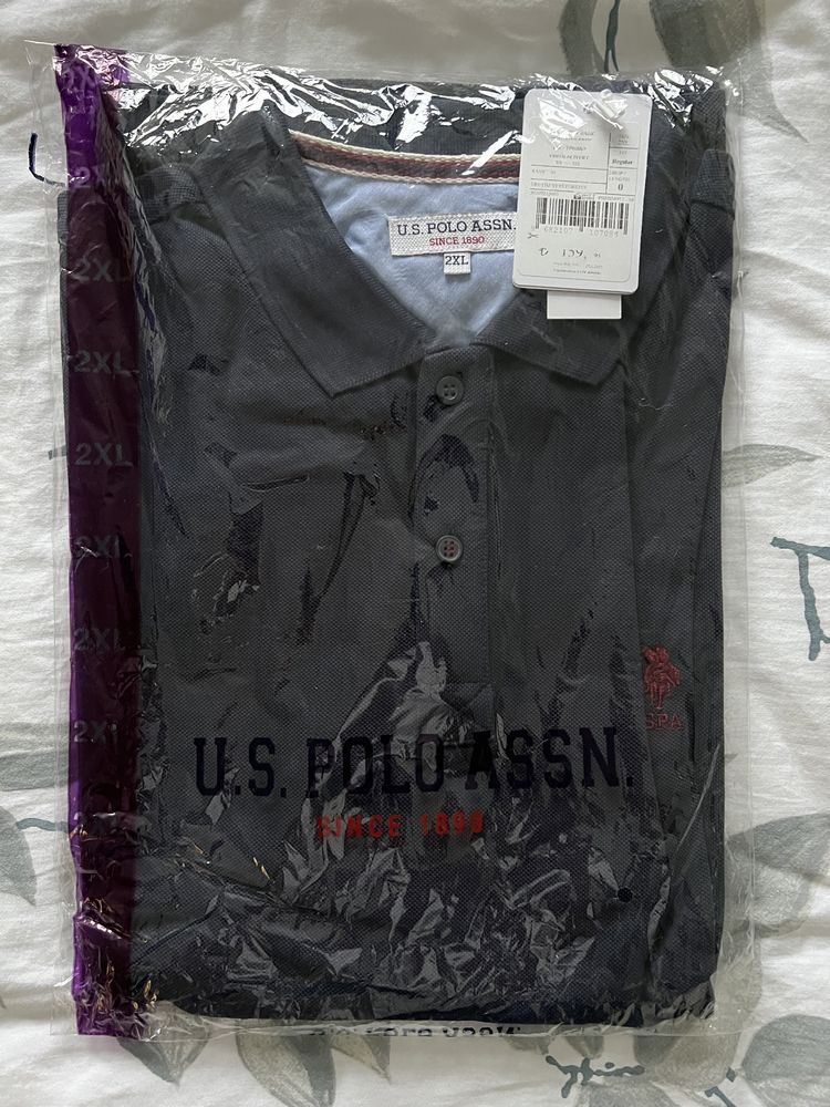 Мъжка поло блуза с ръкав U.S. Polo Assn.