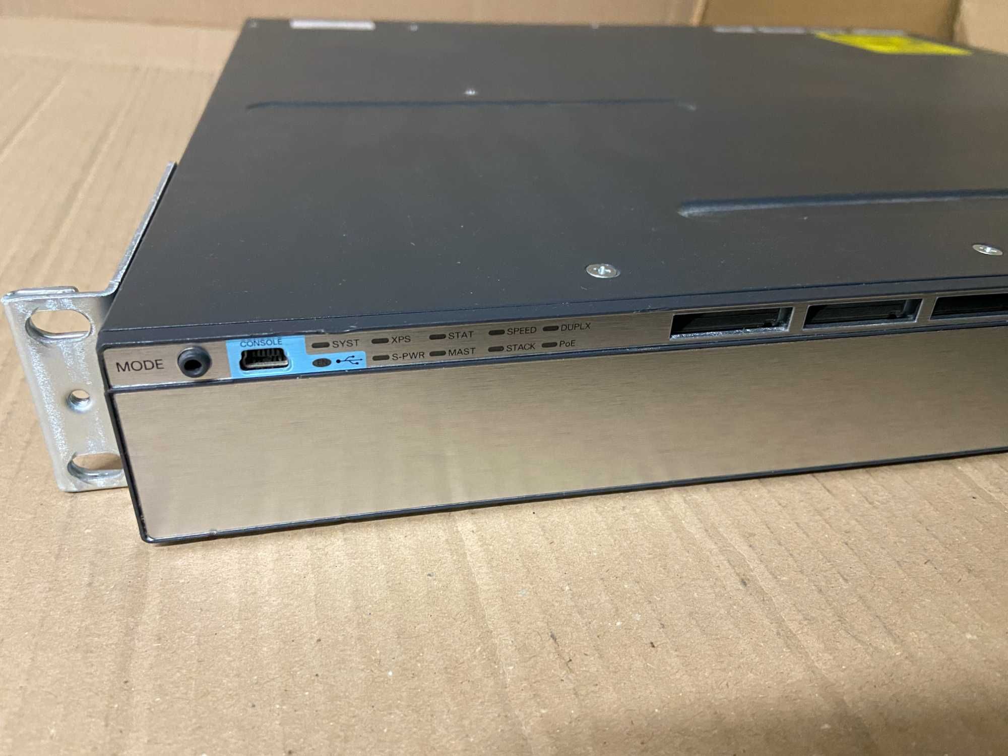 PoE+ Cisco WS-C3750X-24P Catalyst гигабитов суич 3750 X камери