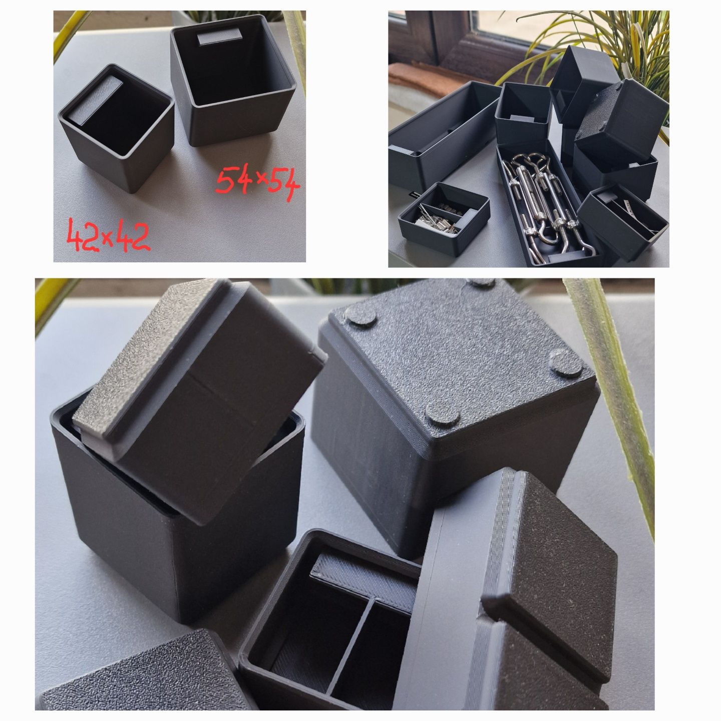 Cutii GRIDFINITY si cutiute organizare sertare si truse Bosch Festool