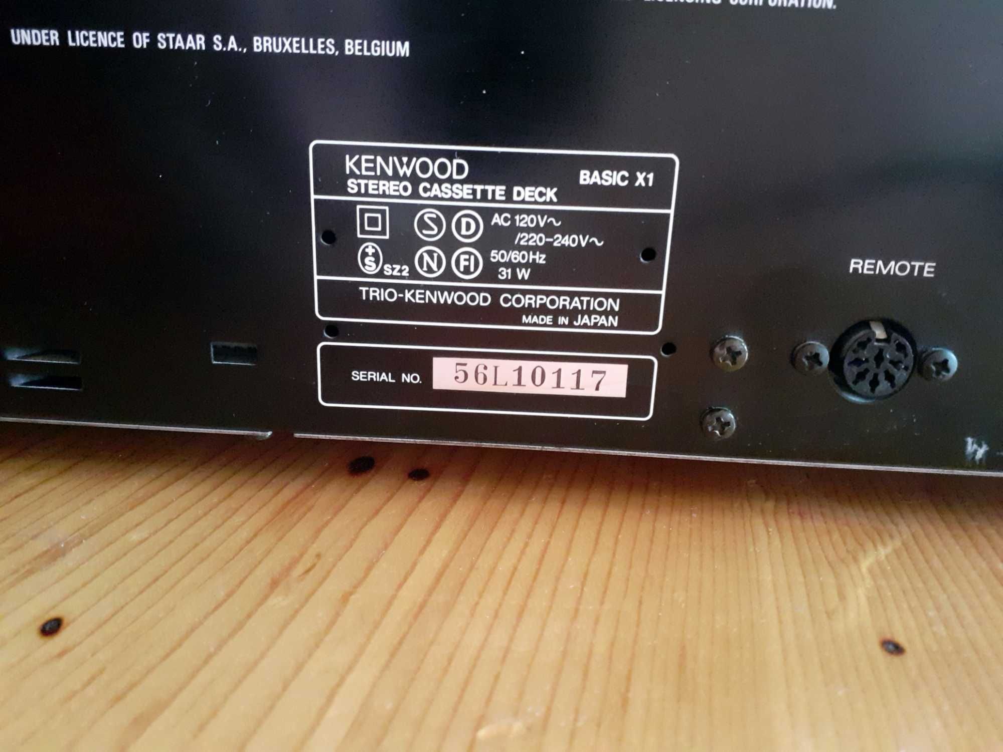 Дек ТОП модел KENWOOD BASIC X 1- Японски -Отличен. ПРОМОЦИЯ.