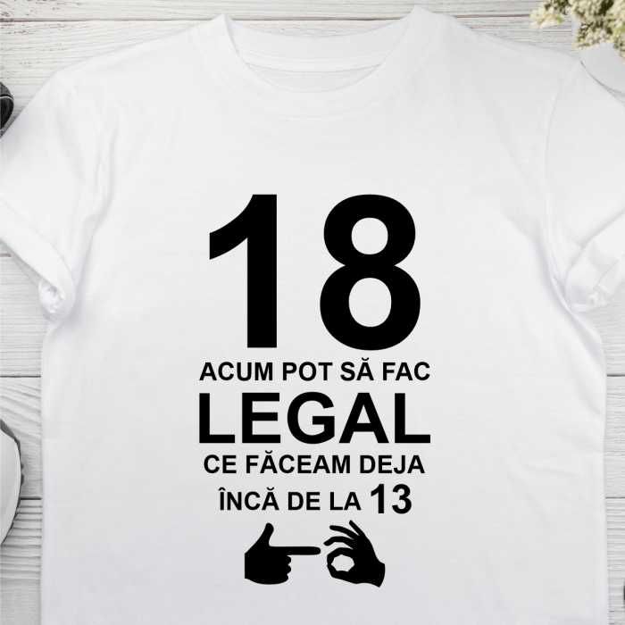 Tricou personalizat cu mesajul dorit