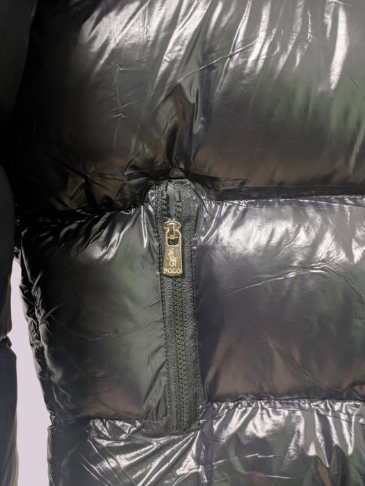 Geaca Polo Puffer Negru Lucios (marimi: XL,XXL)