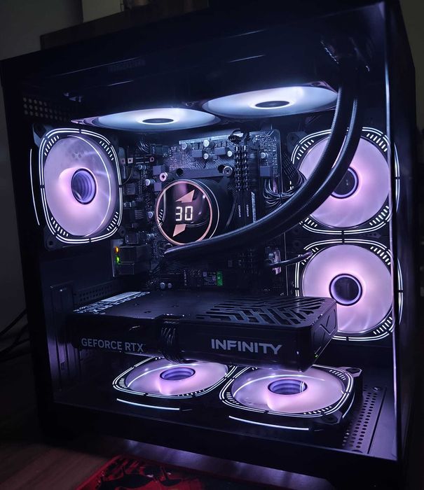 NOU!UNITATE PC Sistem GAMING Garantie,Ryzen 7 5700x,32gb DDR4, RTX5060
