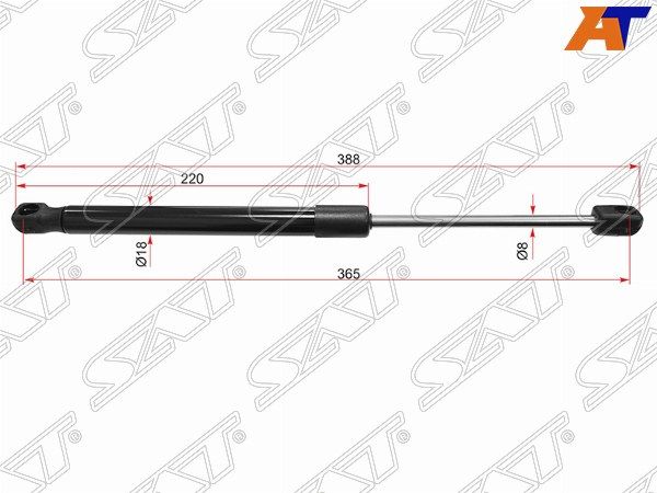 Амортизатор капота Hyundai I40