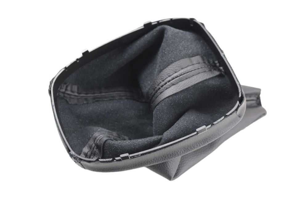 Кожен маншон кожичка скоростен лост черен Опел Корса Opel Corsa D