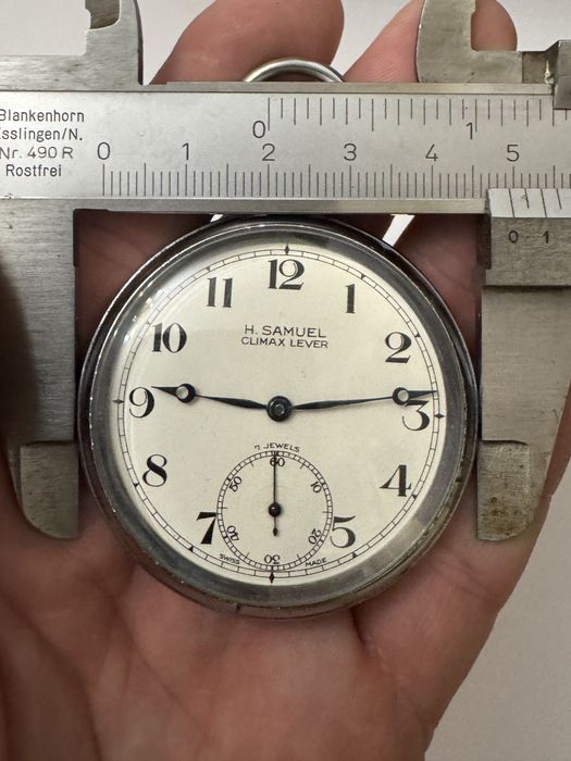Ceas de buzunar H. Samuel, swiss made, unitas 431.
