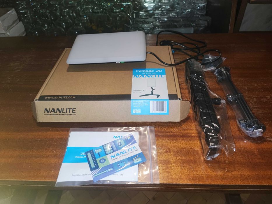 Осветление за Студио LED панел Nanlite Compac 20 Daylight + стойка НОВ