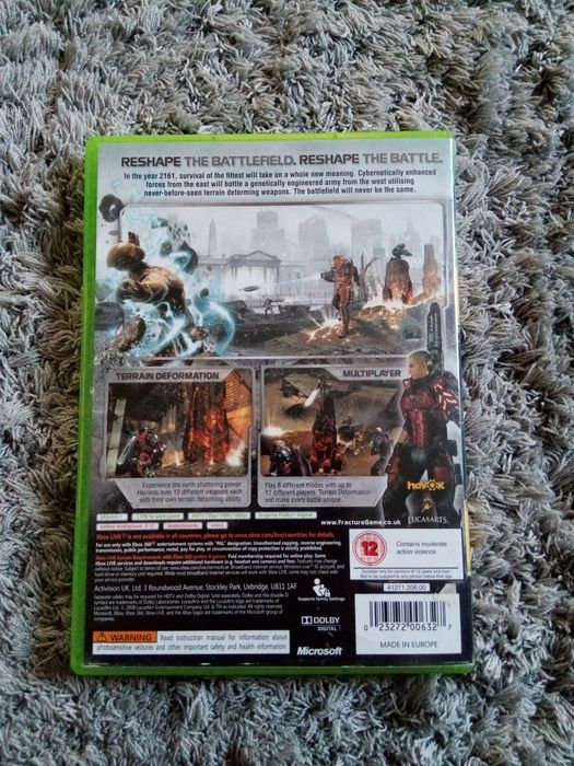 Transport curier 16 lei/ Joc/jocuri Fracture Xbox360