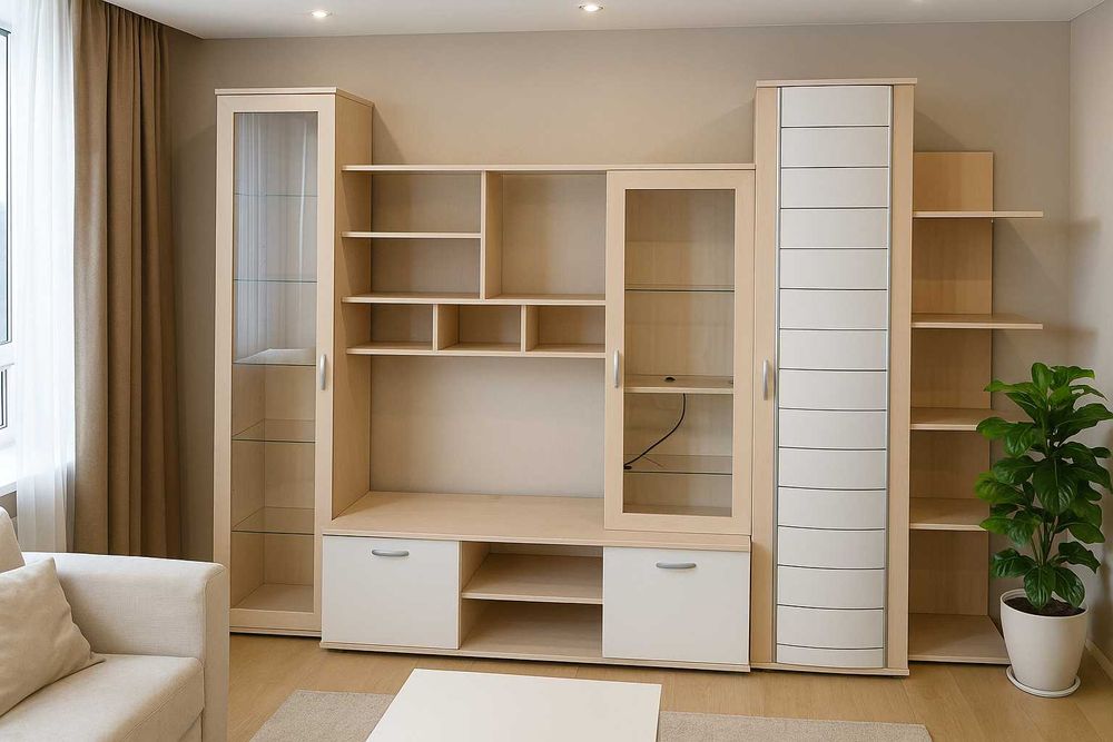 Холна секция с осветление 290х205х50 см