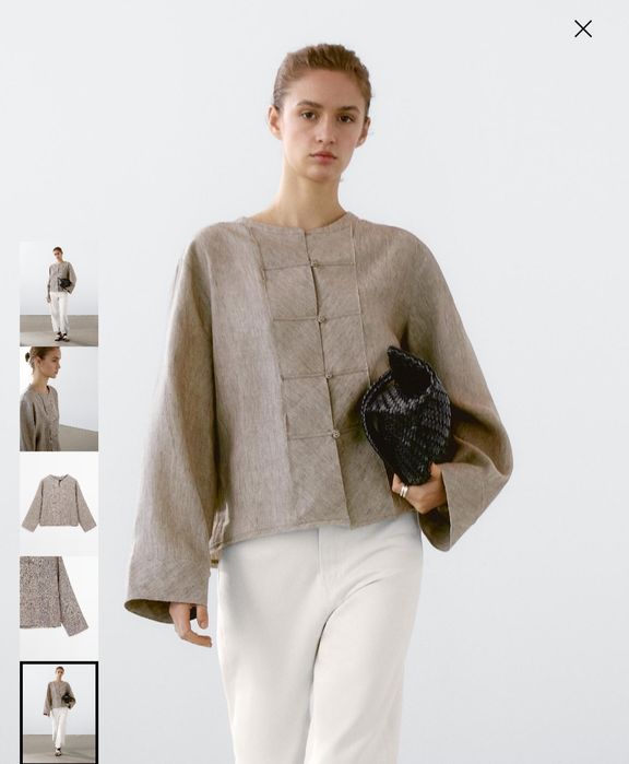 Massimo Dutti дамска ленена риза