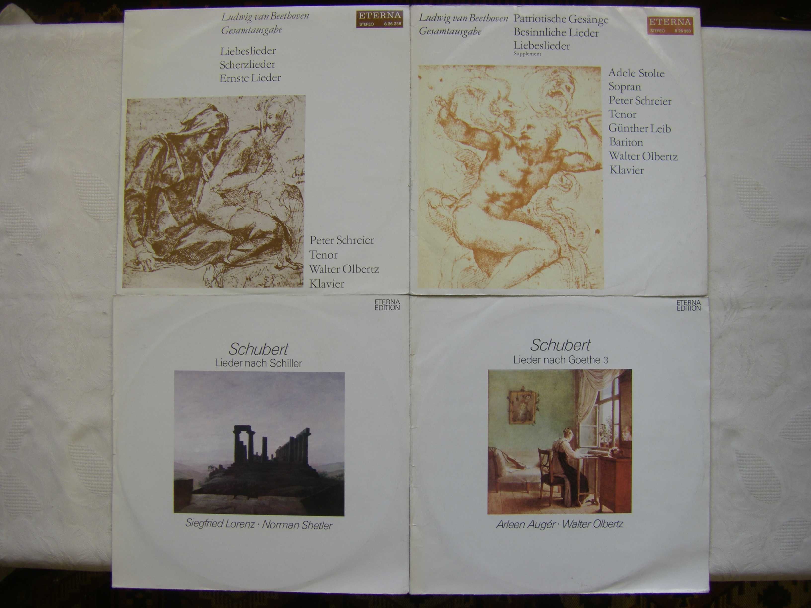 Грамофонни плочи на Балкантон, Мелодия, ETERNA,DECCA и SUPRAFON