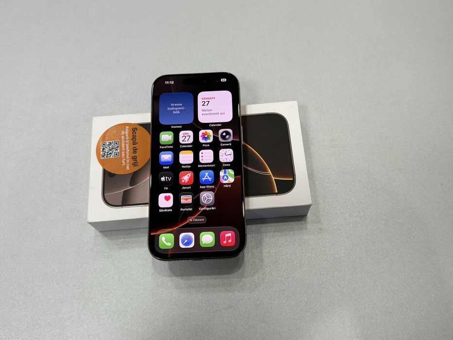Iphone 16 Pro, 256 gb, Desert Titanium, la cutie
