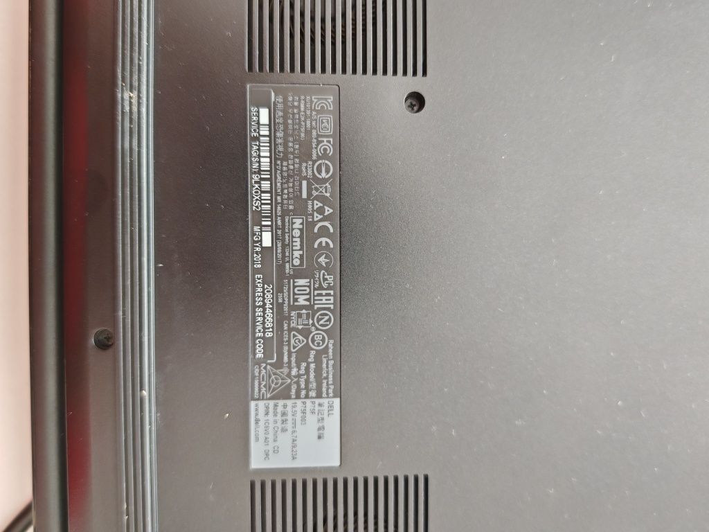 Laptop Dell Gaming i7