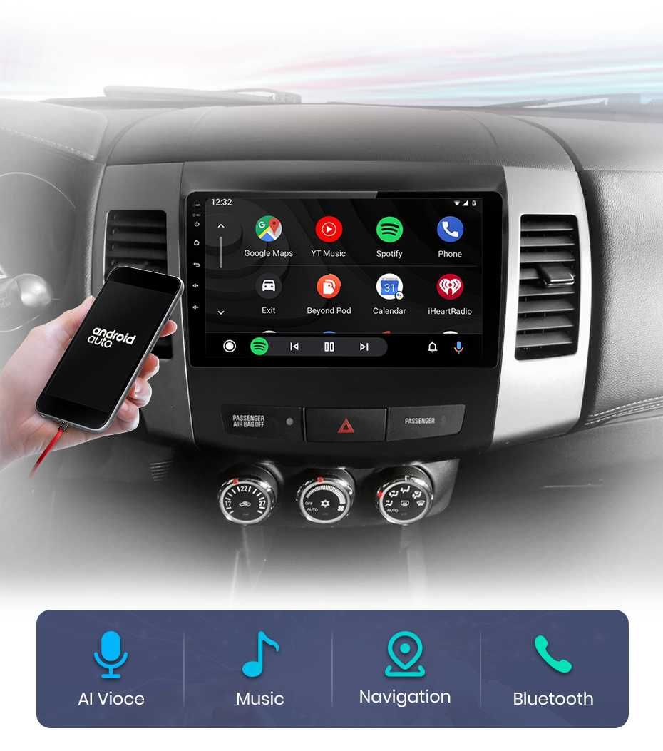 Navigate Mitsubishi Outlander 2,Android 11,2GB RAM+CAMERA DE MARSARIER