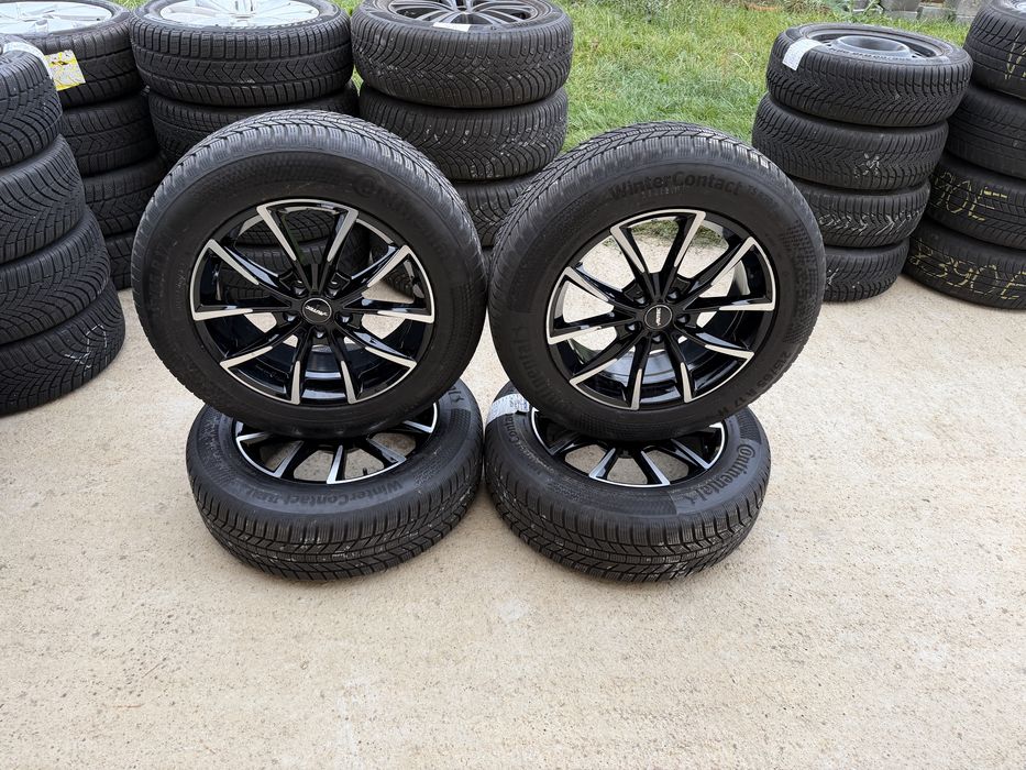 Jante aliaj 17” + cauciucuri iarnă 215/65 R17  continental