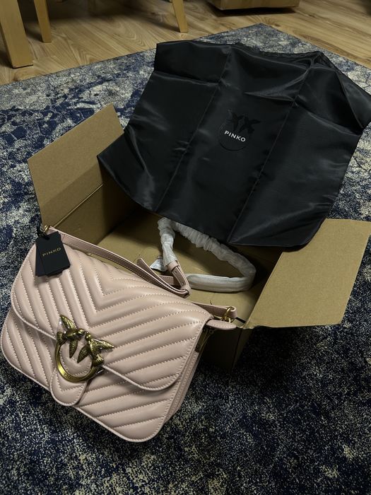 Geanta Pinko Roz de piele