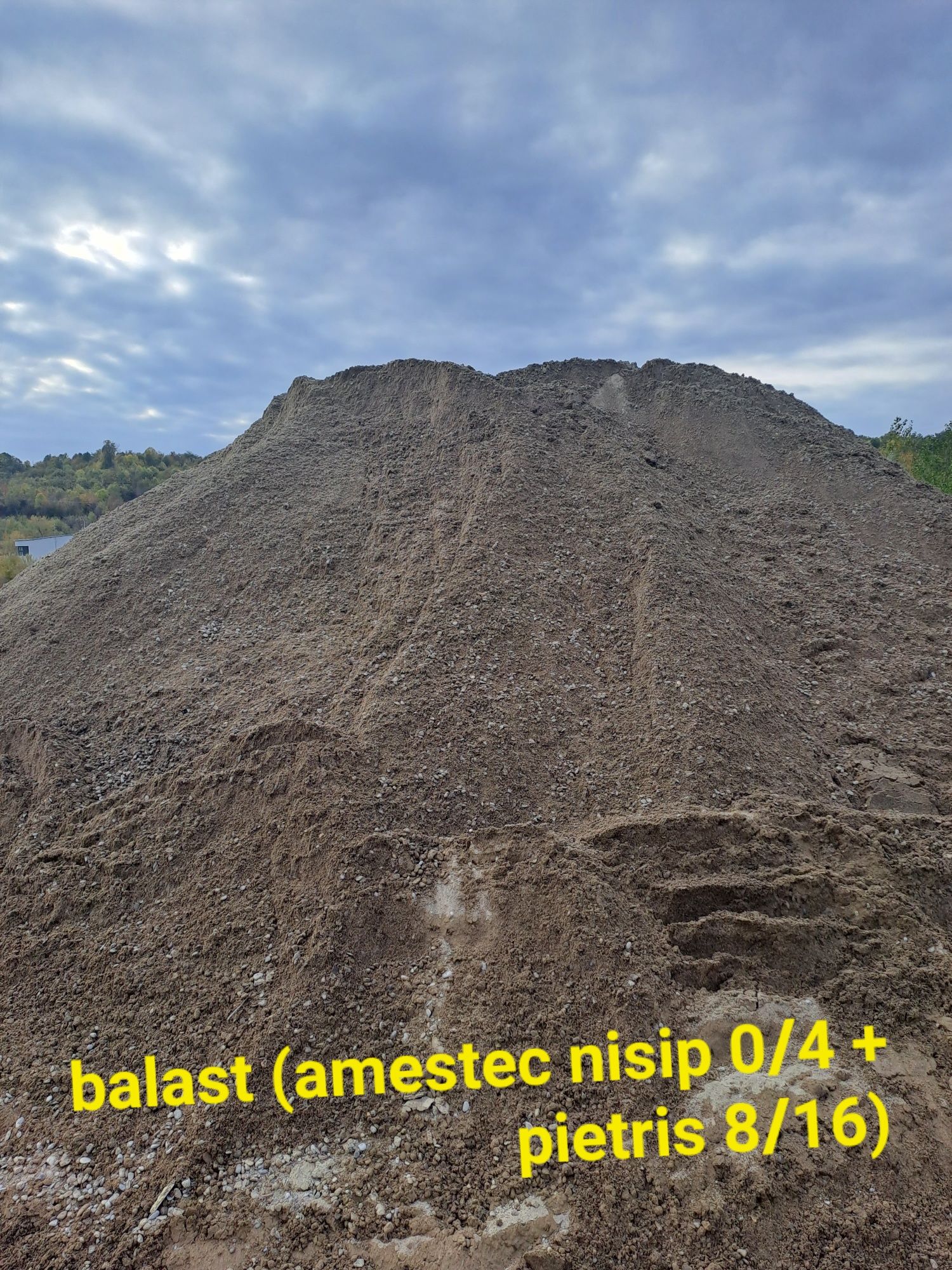 Nisip balast pietris miniexcavator buldoexcavator