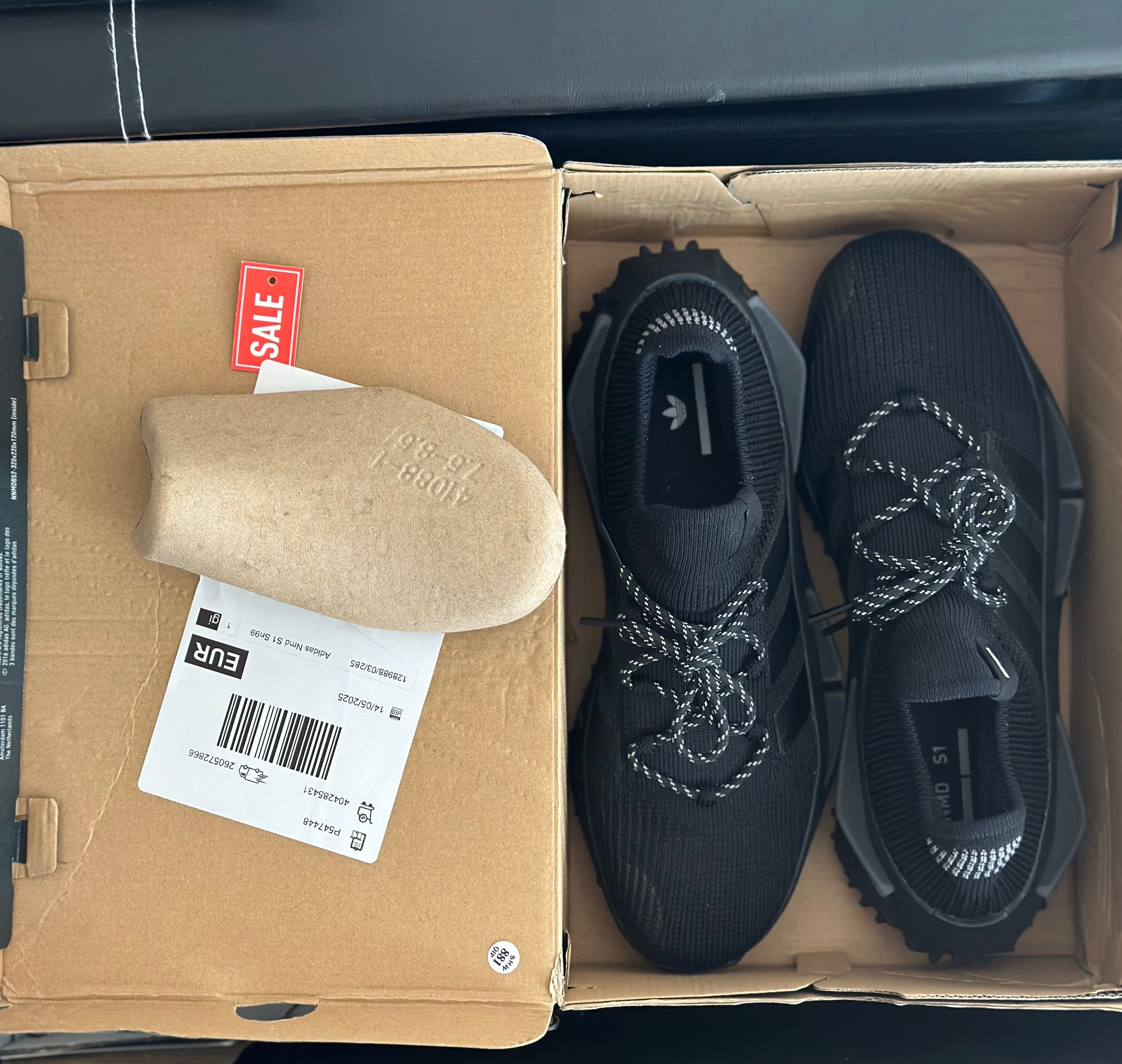 Adidas Originals NMD S1 Black - 42 2/3 - FZ6381